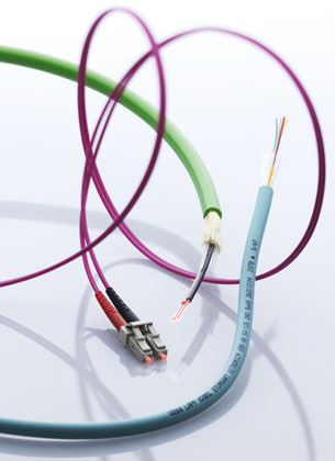cables de fibra óptica